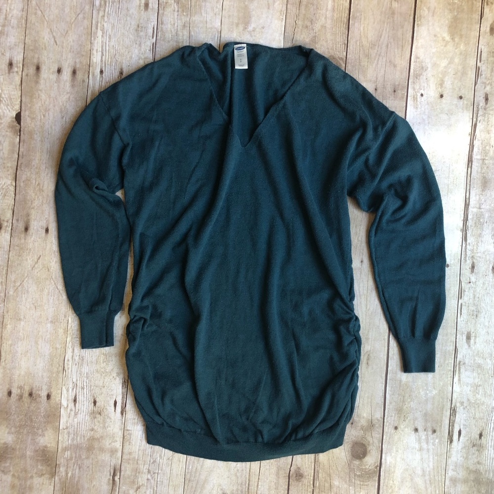Old Navy teal maternity sweater size small